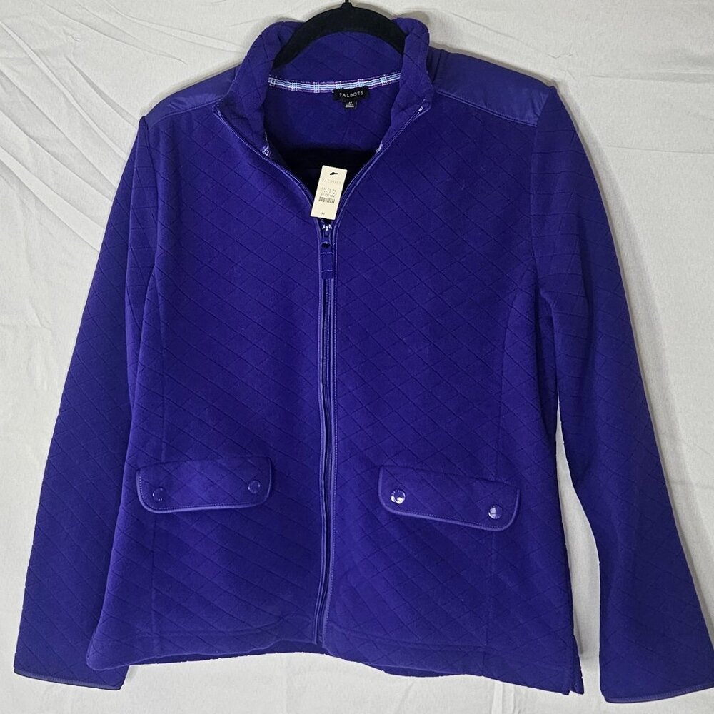Talbots Quilted Bombers Jacket - Size M - NWT